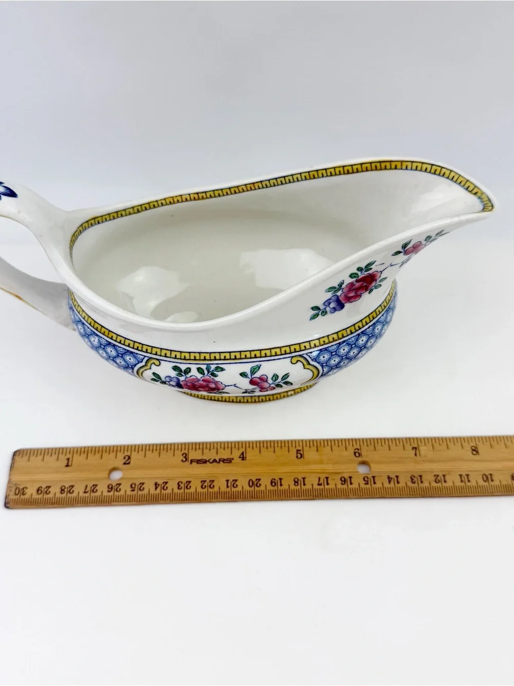 Vintage Booths Silicon China Chester Pattern Gravy Boat England Rd 660099